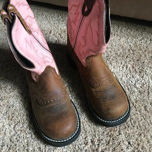 Justin Girls Cowboy Boots Gemma